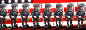 From flickr.com/photos/47422005@N04/14924476621/: Peace Officers/ militarized police